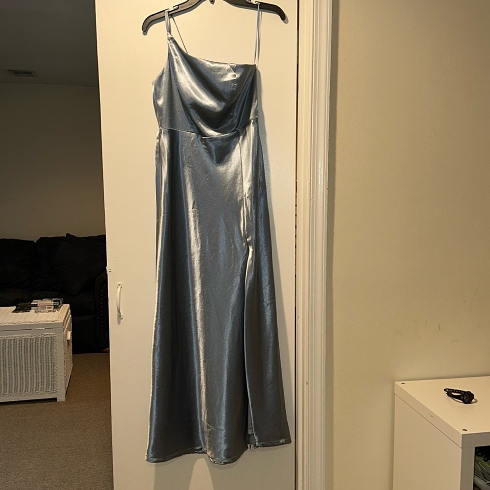 Birdy Grey Dusty Blue Kensie Dress